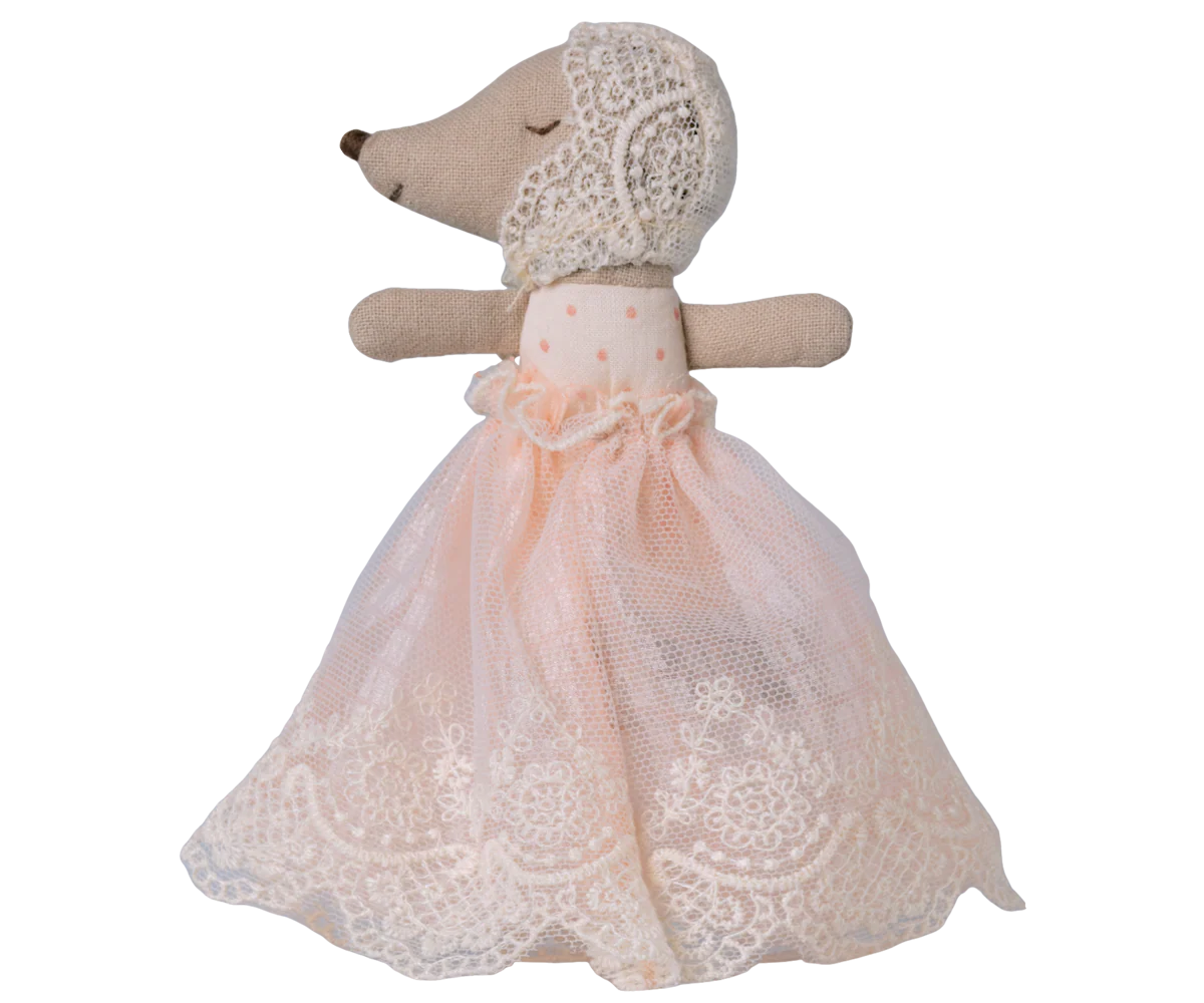 Baby Mouse in Gown - Powder | Maileg