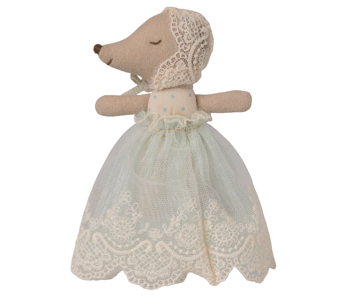 Baby Mouse in Gown - Mint | Maileg