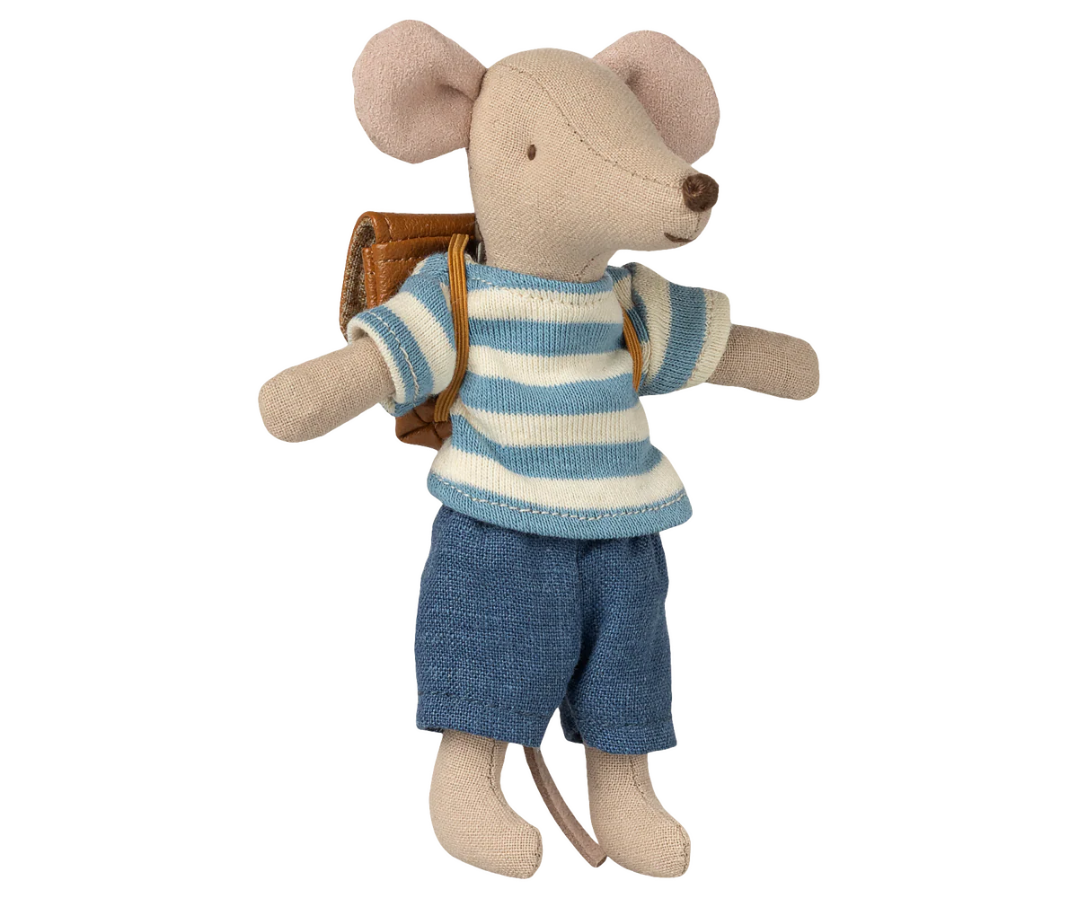 Tricycle Mouse, Big Brother - Brown | Maileg