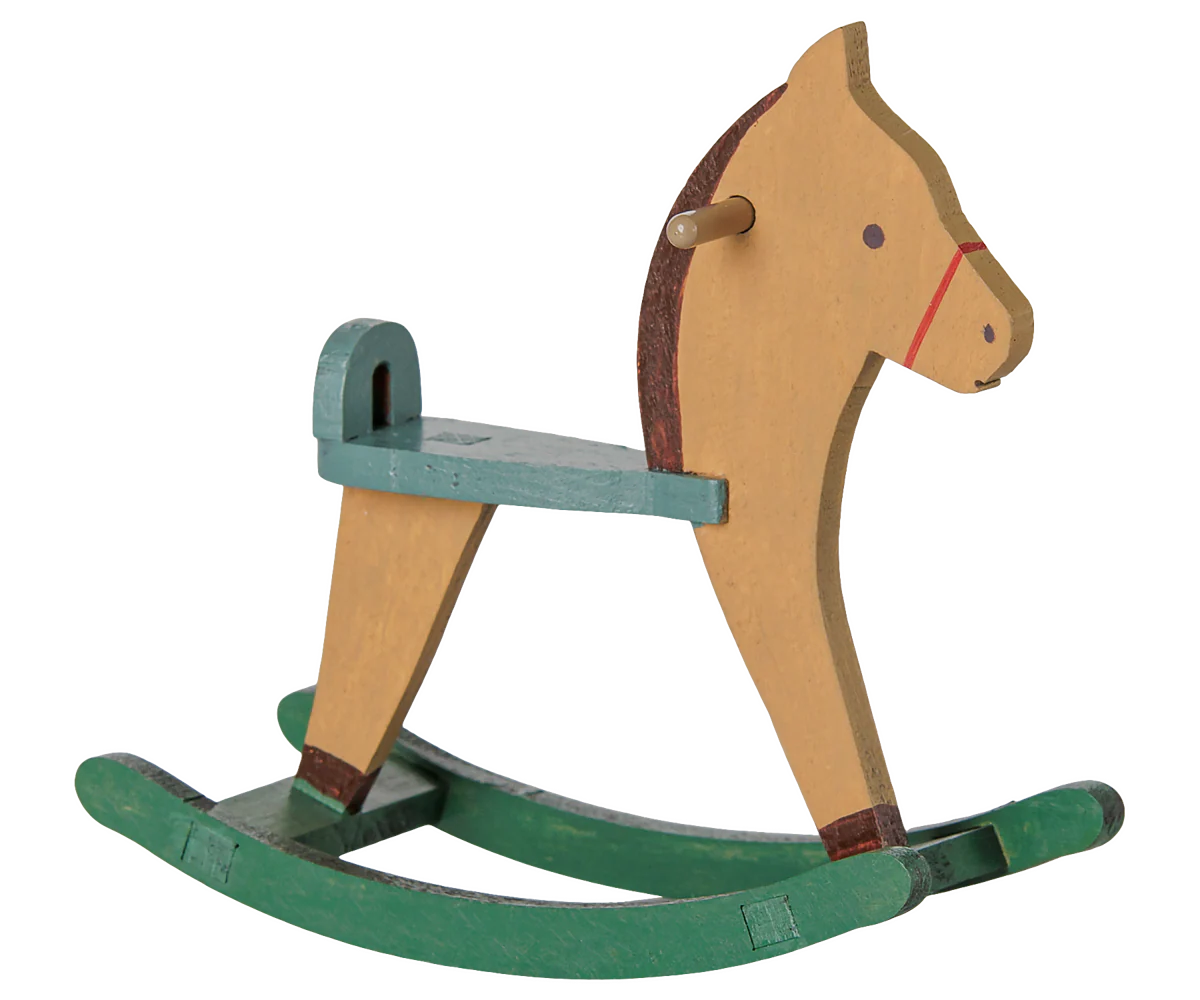 Rocking Horse, Mouse - Light Brown | Maileg