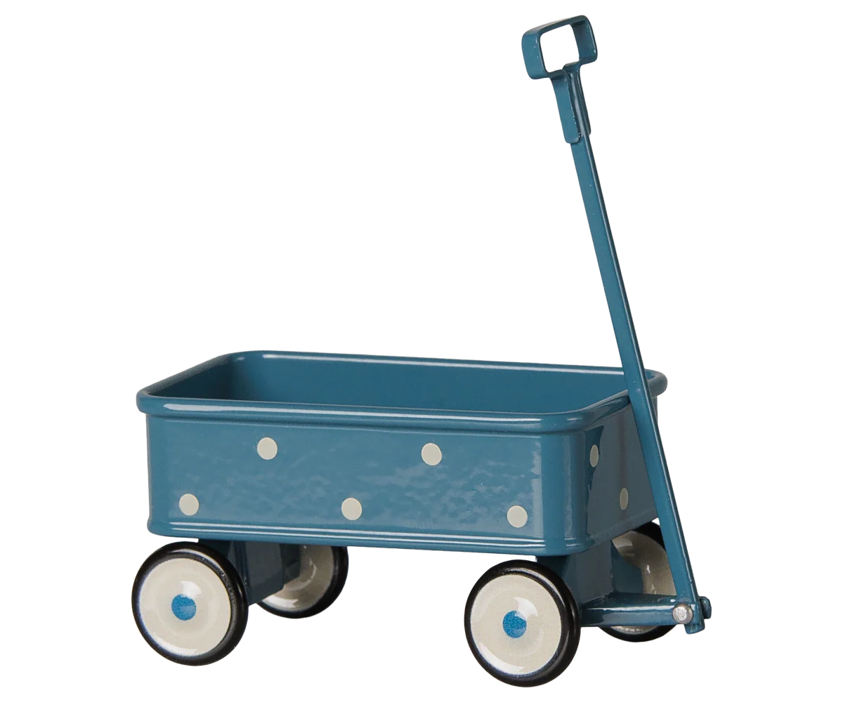 Wagon, Mouse - Blue | Maileg