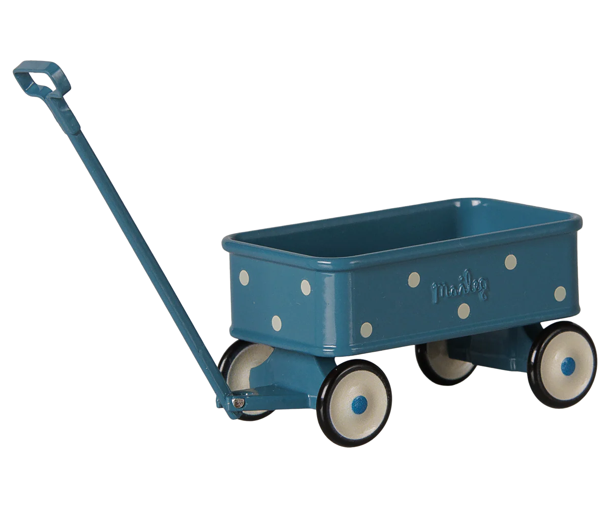Wagon, Mouse - Blue | Maileg