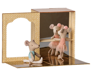 Ballet Mice in Dance Studio, Little Sister and Brother | Maileg