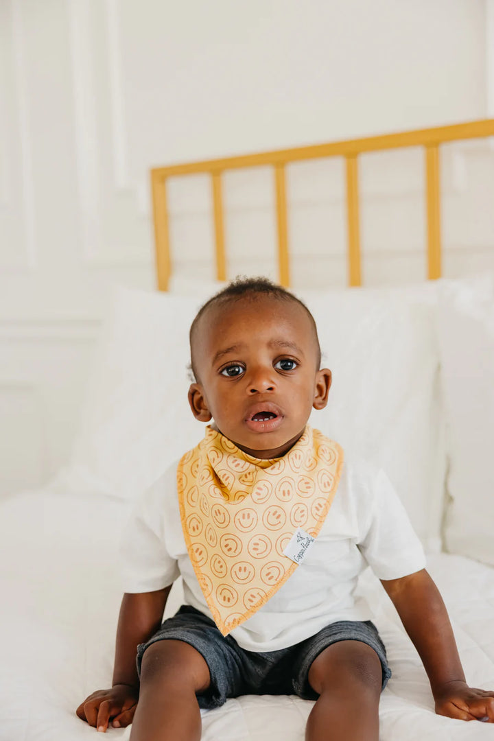 Vance Bandana Bib Set | Copper Pearl