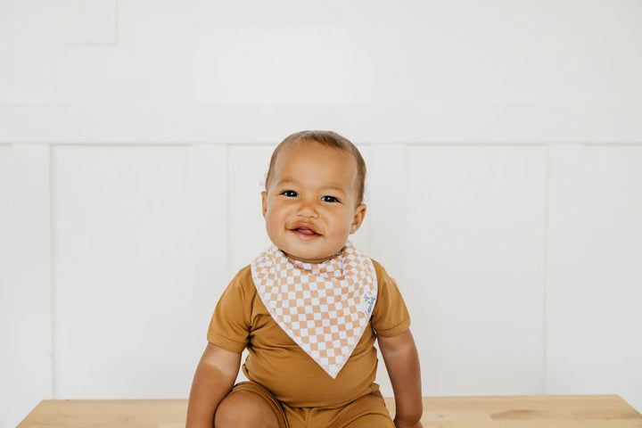 Vance Bandana Bib Set | Copper Pearl