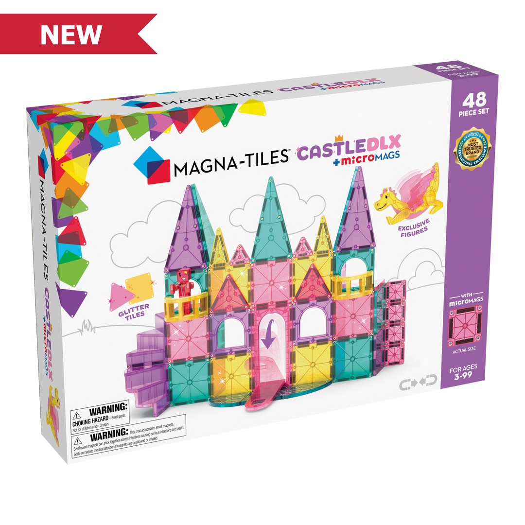 Castle DLX 48-Piece Set | Magna-Tiles - LOCAL PICK UP ONLY