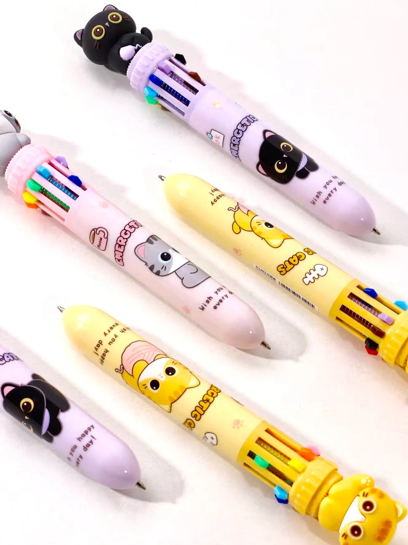Cat 10 Color Retractable Pen | BC Mini