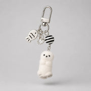 Otter Fish Flocked Keychain | Rainbow Unicorn Birthday Surprise