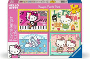Let's Go, Hello Kitty! - 4x100 Pc | Ravensburger
