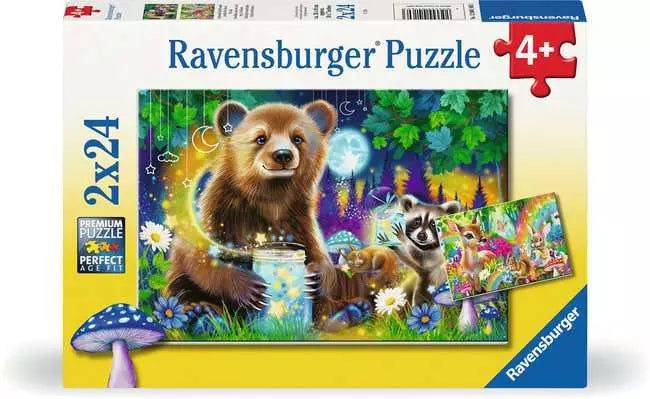 Lovable Woodland Friends - 2x24 Pc Puzzle | Ravensburger