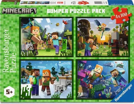 Minecraft 4x100 Pc XXL Puzzle | Ravensburger