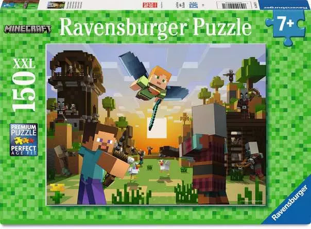 Minecraft: Construction and Adventure - 150 Pc Puzzle | Ravensburger