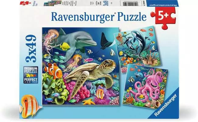 Underwater 3x49 Pc Puzzle | Ravensburger