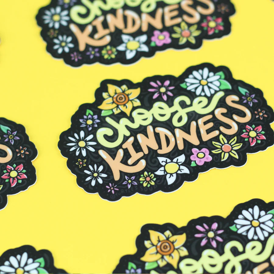 Choose Kindness Vinyl Sticker | Turtle's Soup