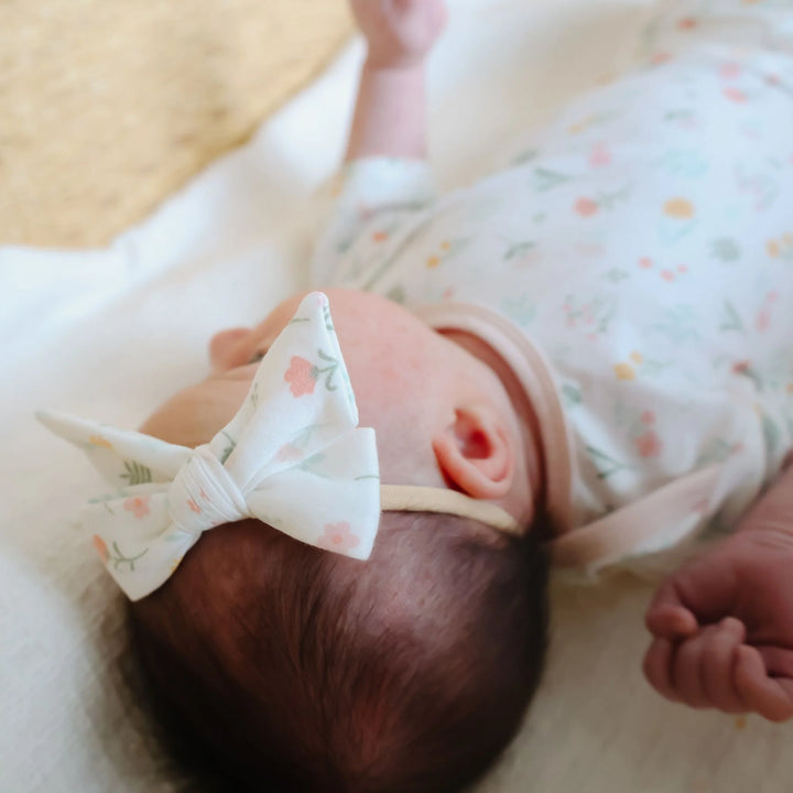 Mabel Classic Nylon Bow | Copper Pearl