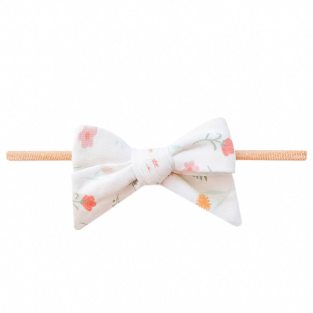 Mabel Classic Nylon Bow | Copper Pearl