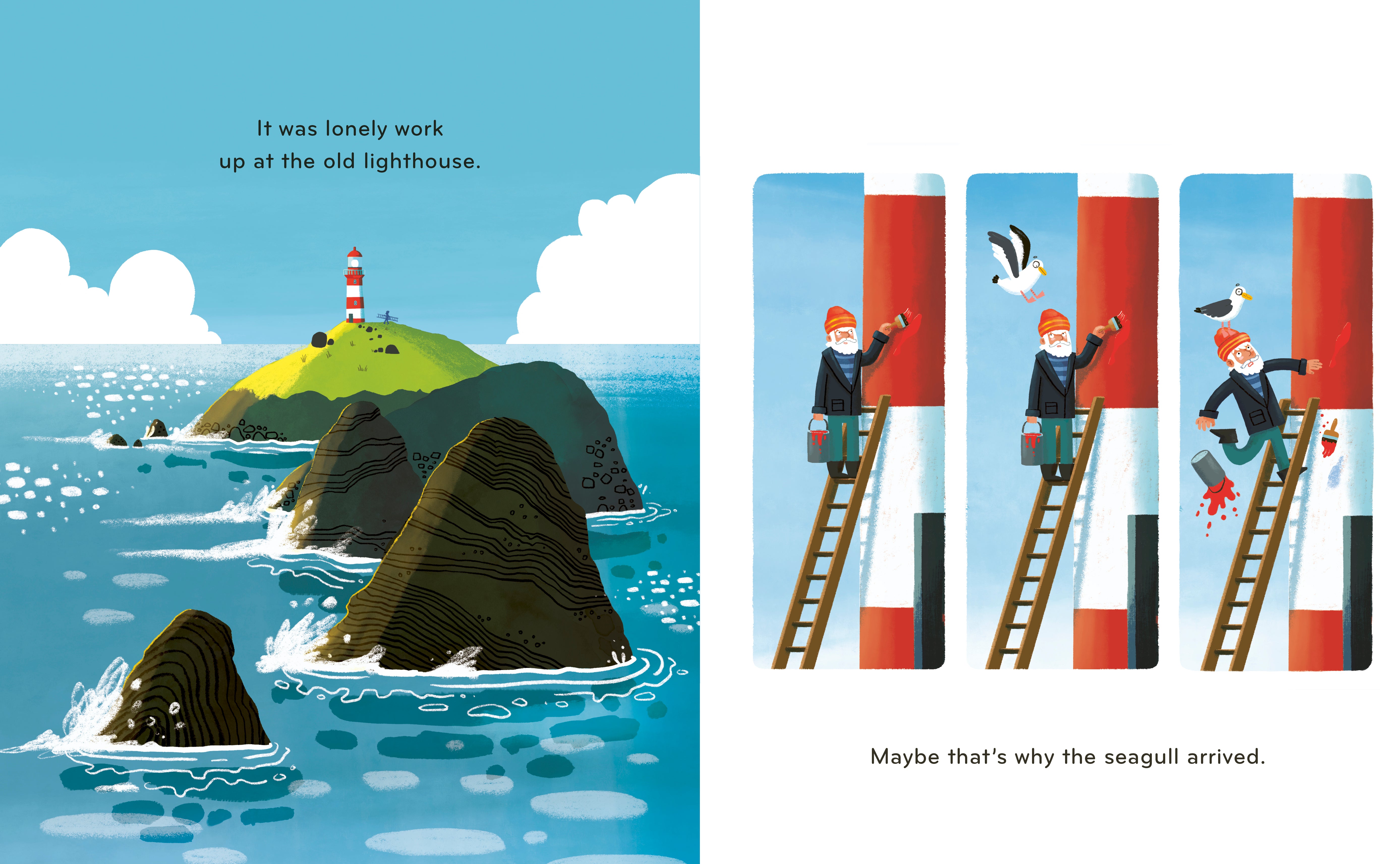 Cliff - The Man with a Seagull on his Head