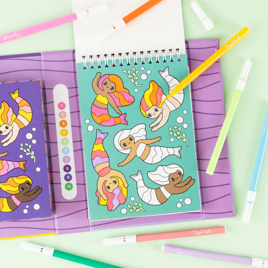 Color by Numbers - Mermaids and Friends | Tiger Tribe