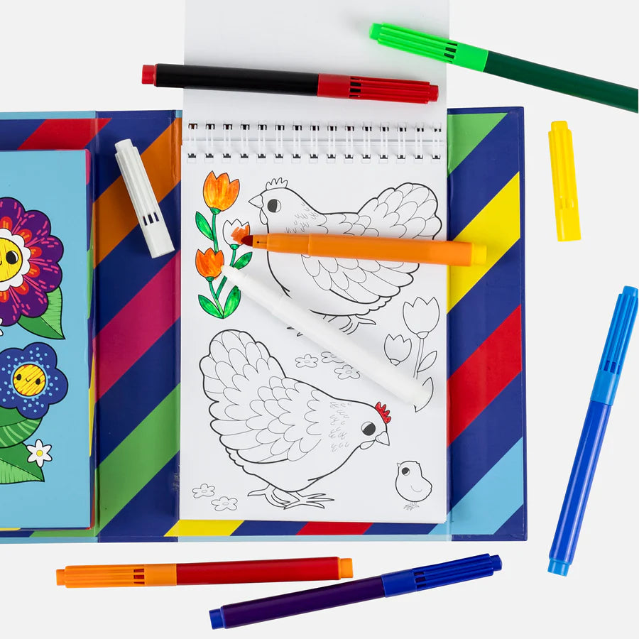 Color Change Coloring Set - Garden Friends | Tiger Tribe