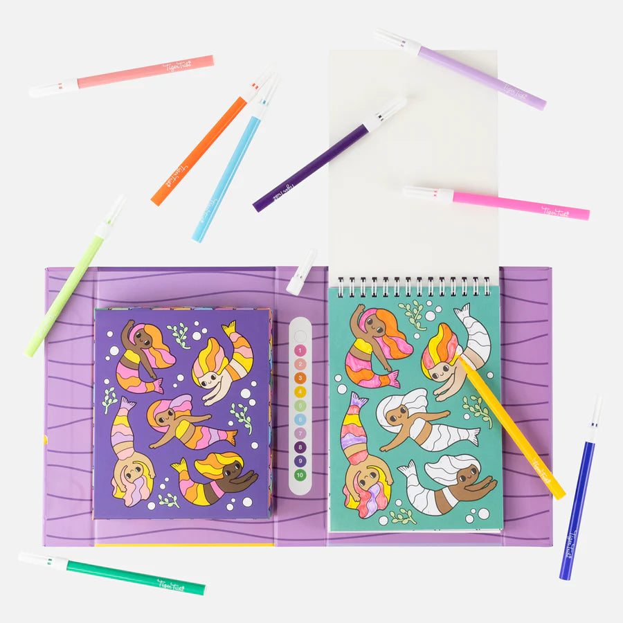 Color by Numbers - Mermaids and Friends | Tiger Tribe