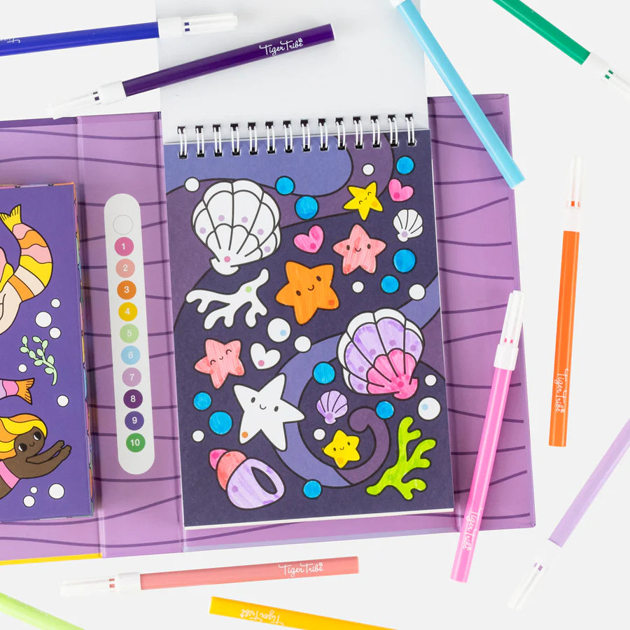 Color by Numbers - Mermaids and Friends | Tiger Tribe