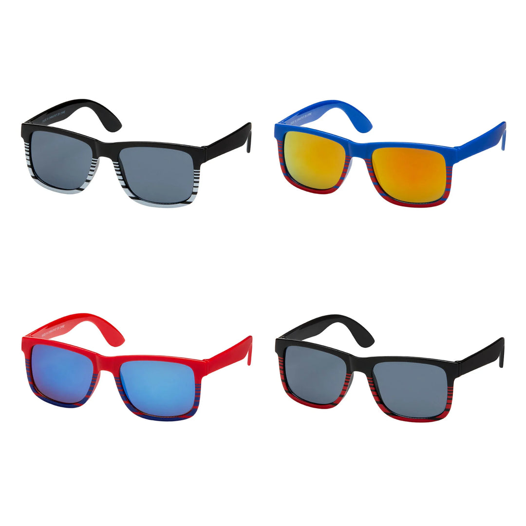 Stripe Sunglasses - Kid Sunglasses | Blue Gem
