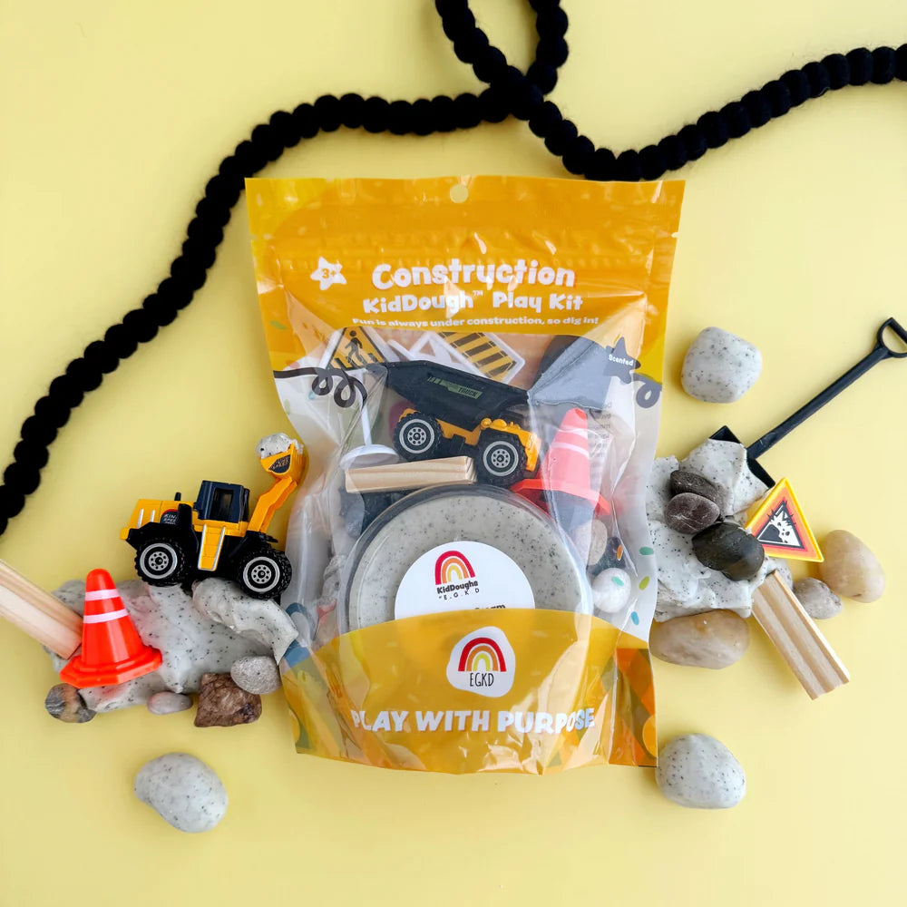 Construction KidDough Play Kit | Earth Grown KidDough