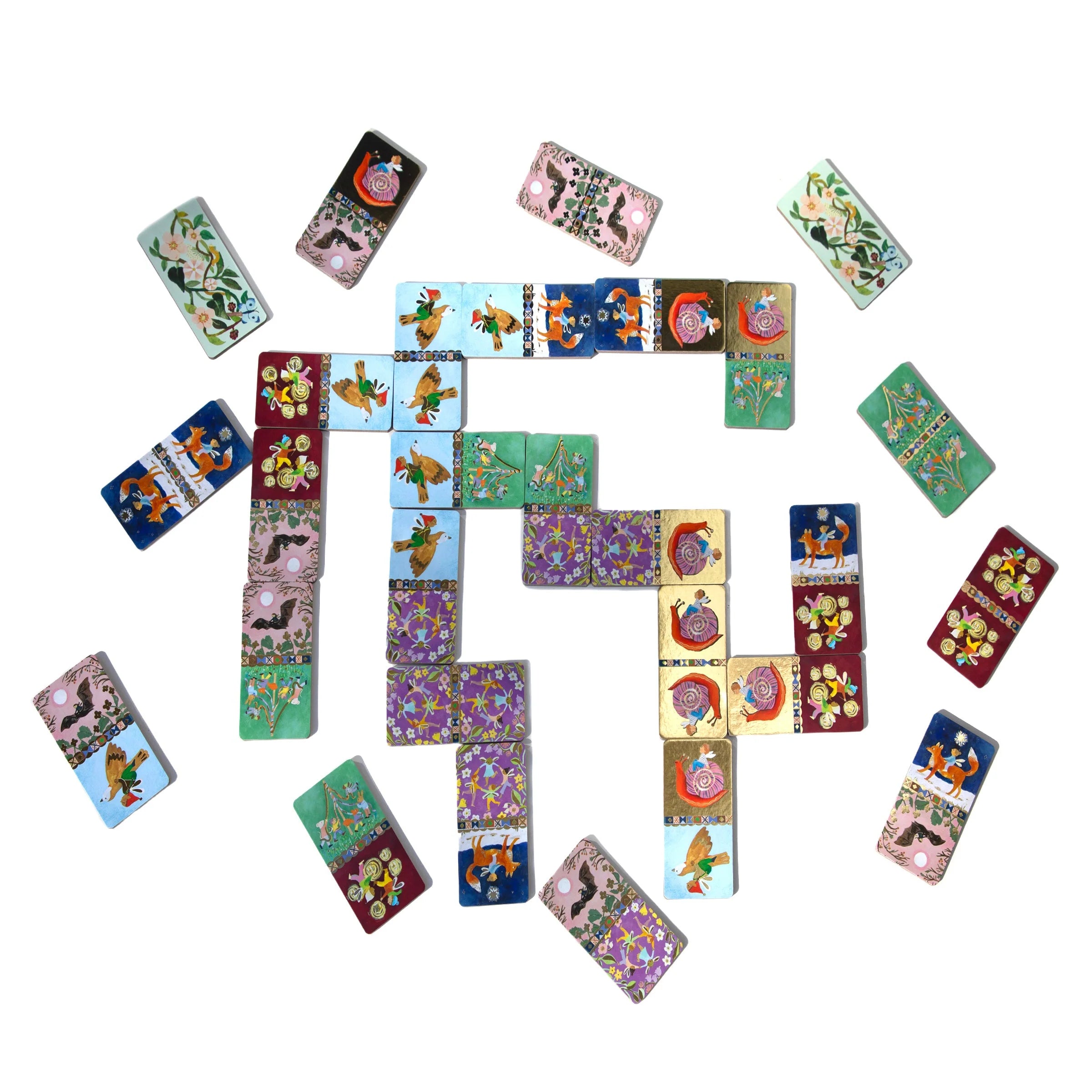 Cottage Fairies Giant Shiny Dominoes | eeBoo