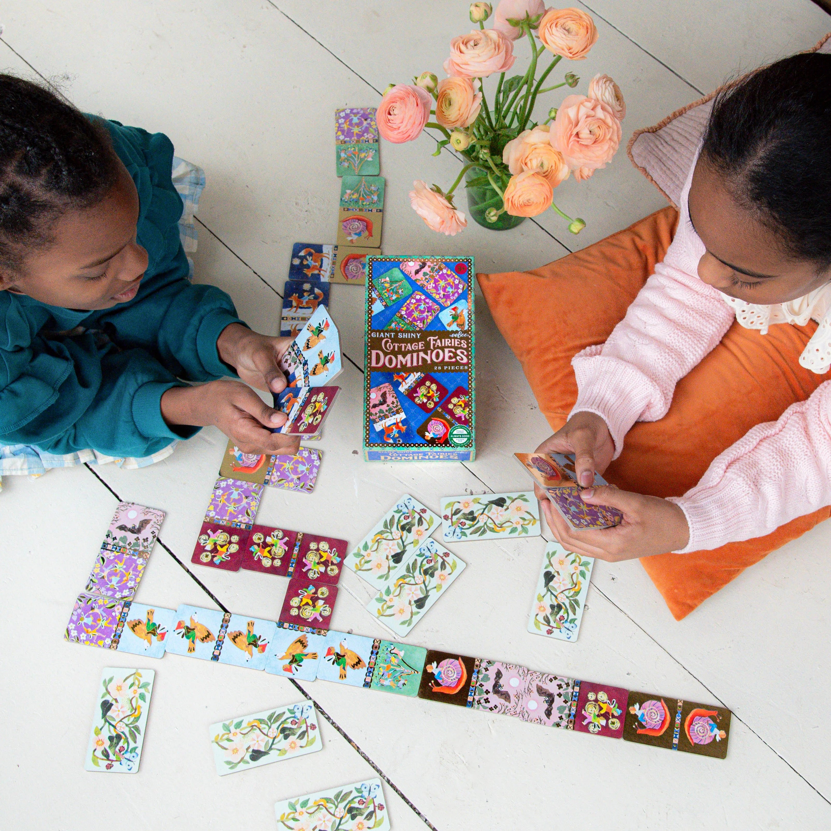 Cottage Fairies Giant Shiny Dominoes | eeBoo