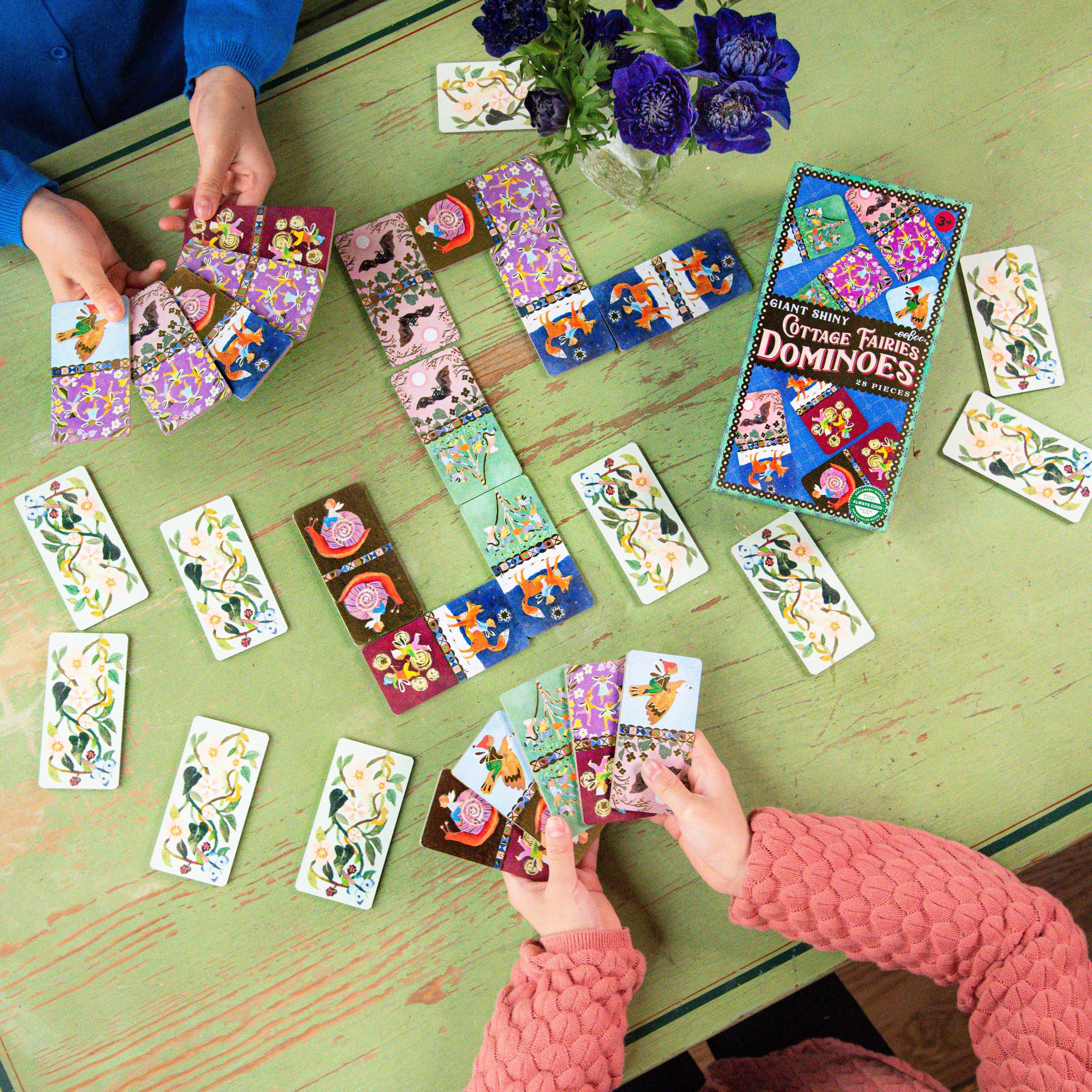 Cottage Fairies Giant Shiny Dominoes | eeBoo