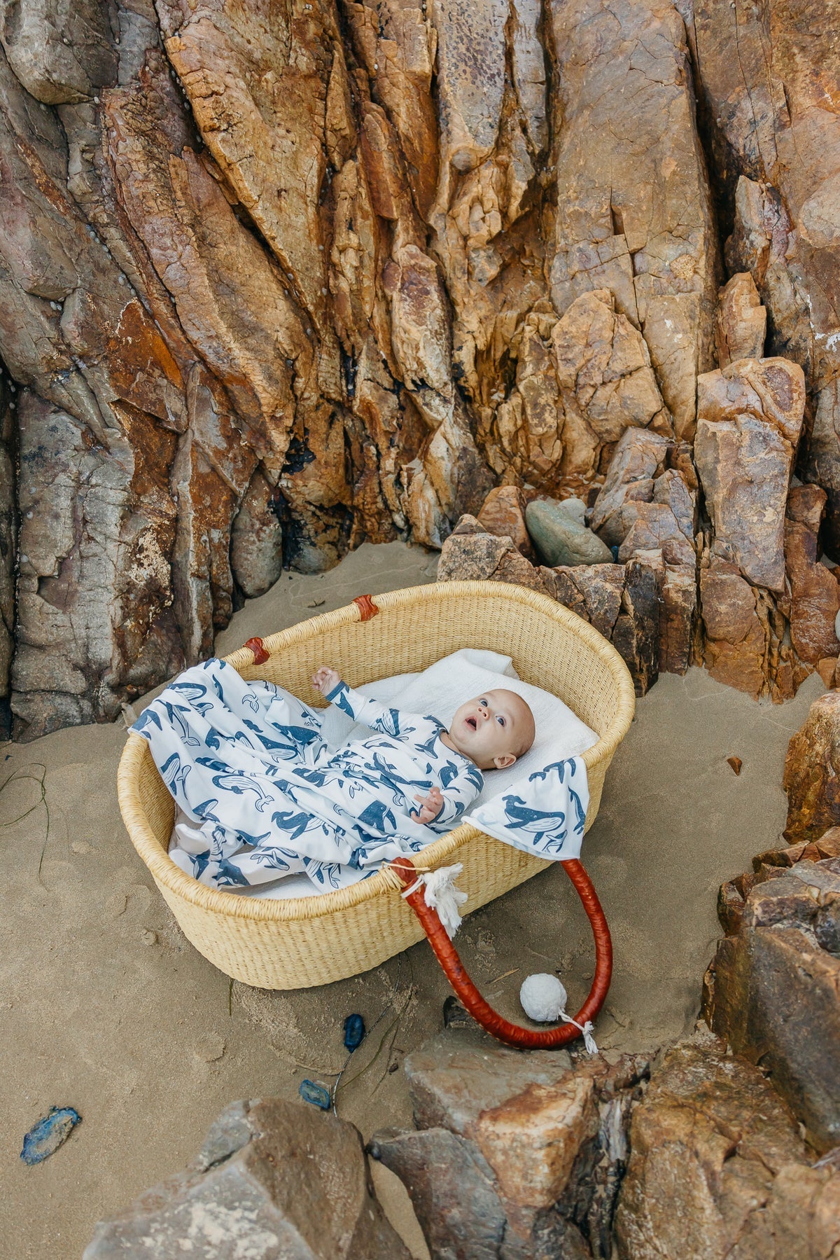 Cove Knit Blanket Single | Copper Pearl