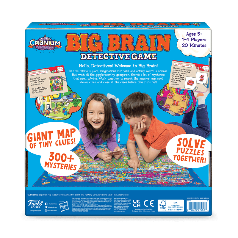 Cranium Big Brain Detective Game | Goliath Games