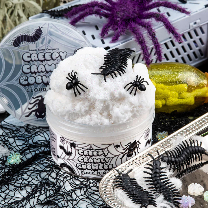Creepy Crawly Cobwebs Cloud Slime | Kawaii Slime Company