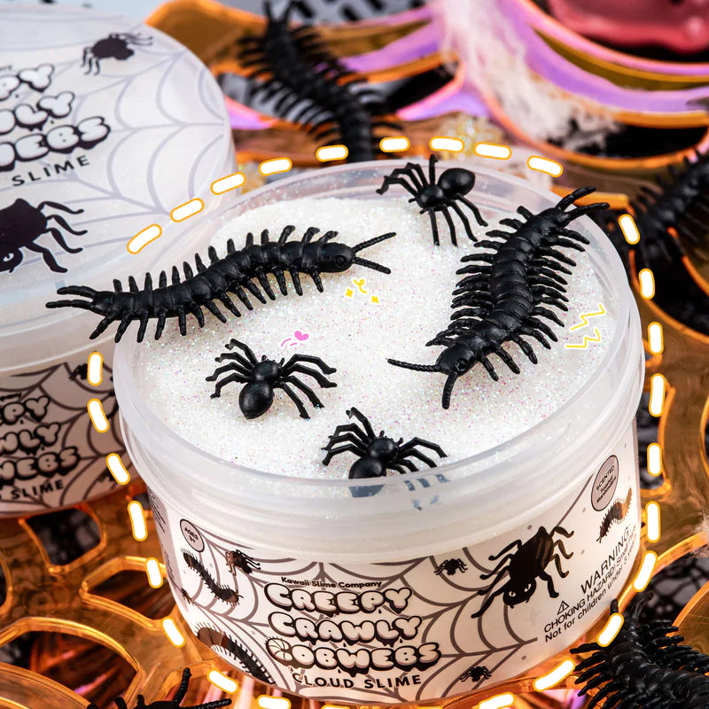 Creepy Crawly Cobwebs Cloud Slime | Kawaii Slime Company