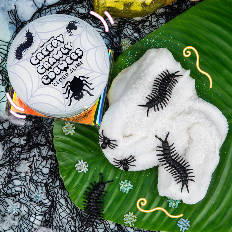 Creepy Crawly Cobwebs Cloud Slime | Kawaii Slime Company