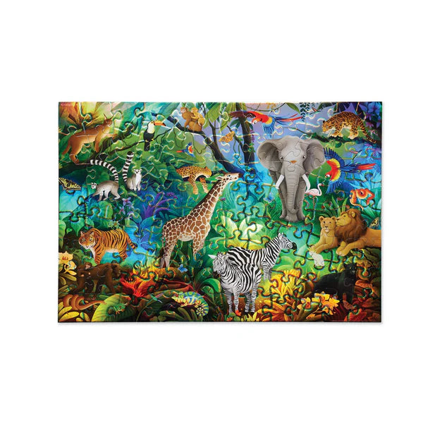 Jungle Paradise 100 Piece Holographic Puzzle | Crocodile Creek