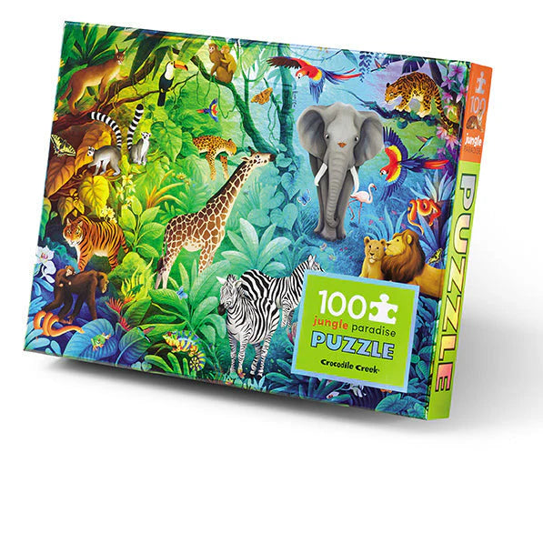 Jungle Paradise 100 Piece Holographic Puzzle | Crocodile Creek