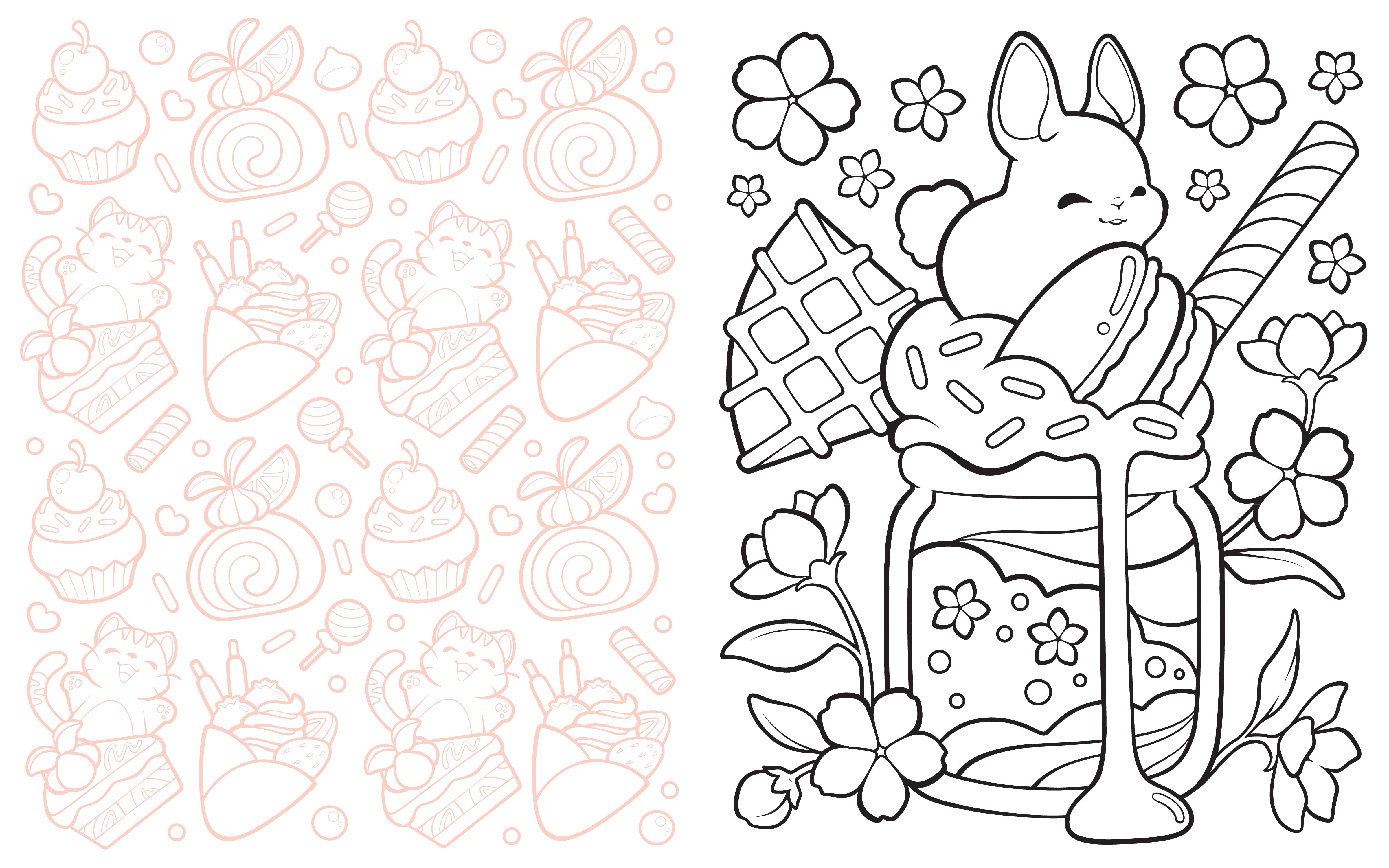 Cute Chibi Creature Coloring