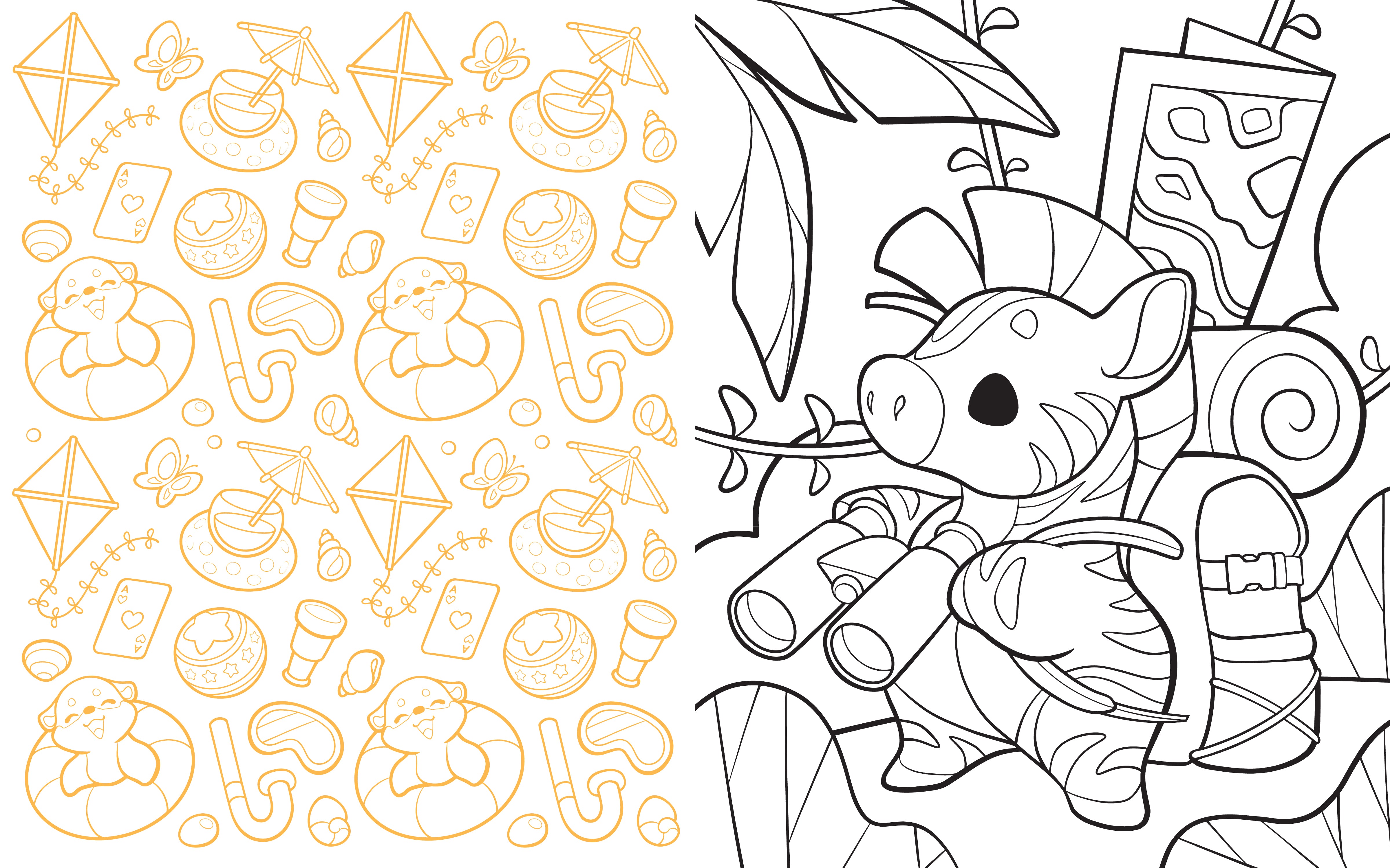 Cute Chibi Creature Coloring