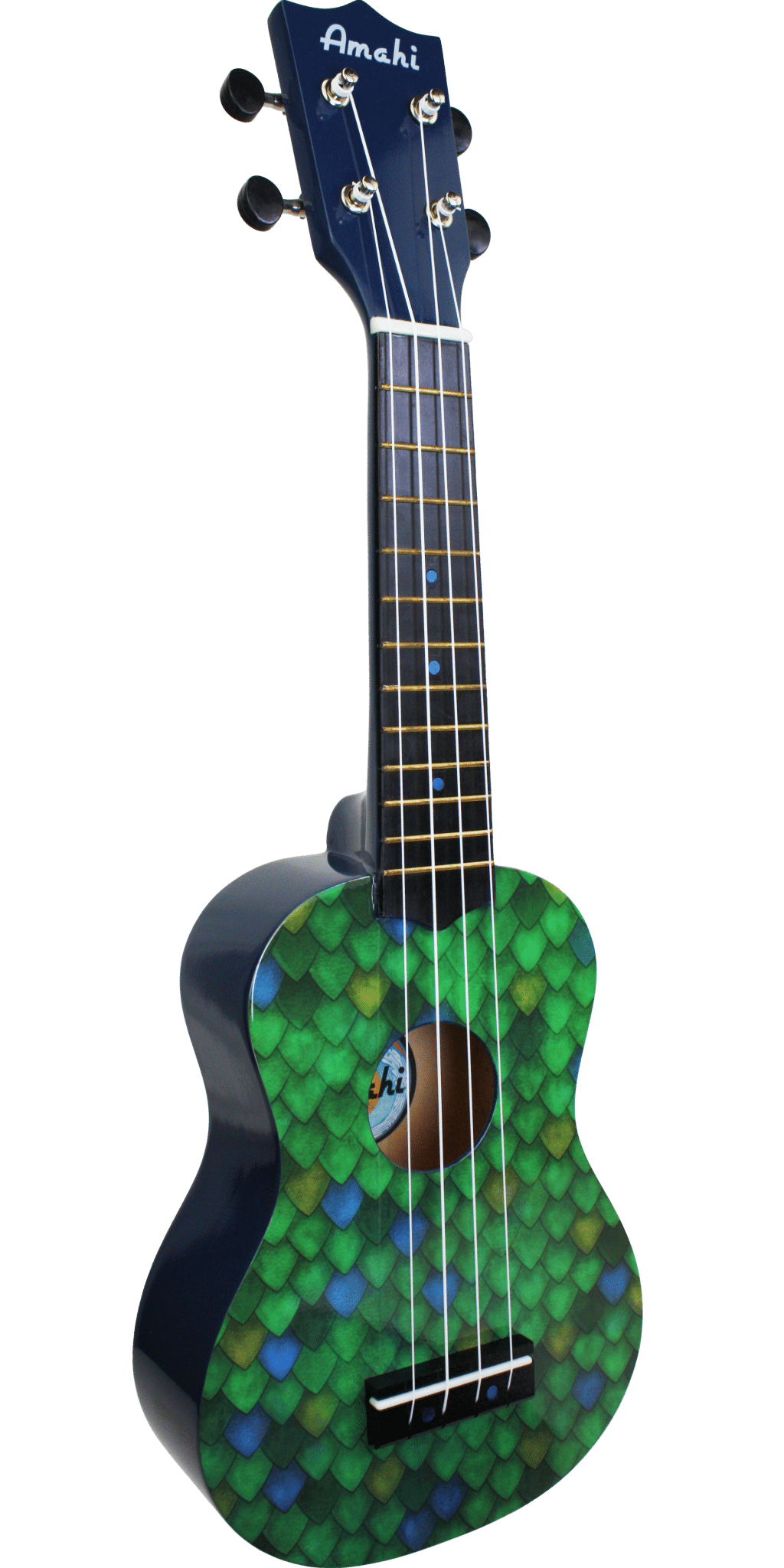Amahi Dragon Scale Ukulele, Soprano