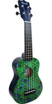 Amahi Dragon Scale Ukulele, Soprano