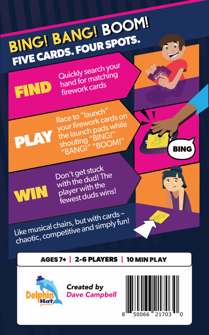 Bing Bang Boom | Dolphin Hat Games