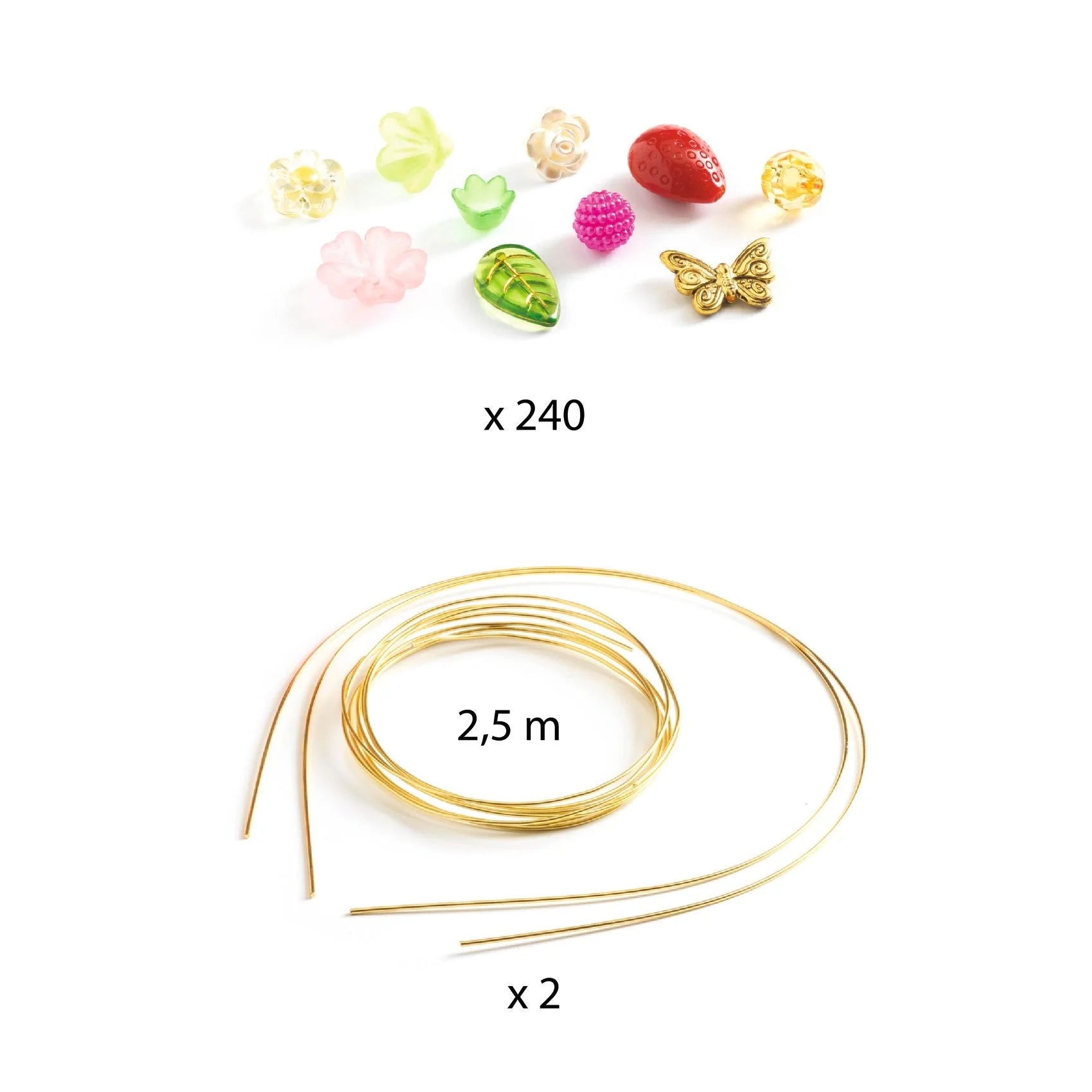 Pink Duo of Tiaras - Beads & Jewelry | DJECO