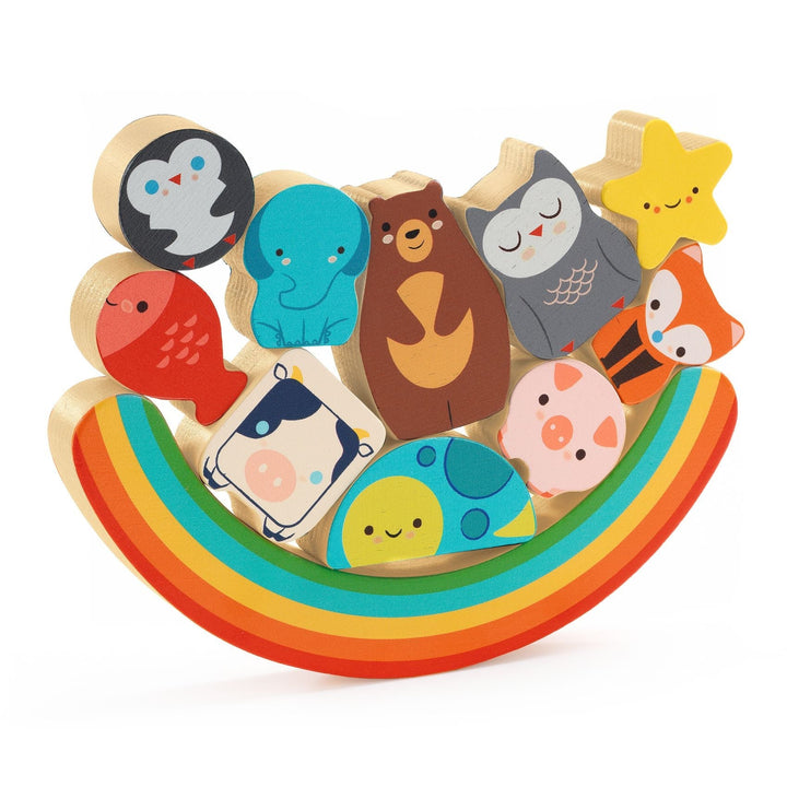 Puzz & Boom Rainbow Wooden Puzzle | DJECO