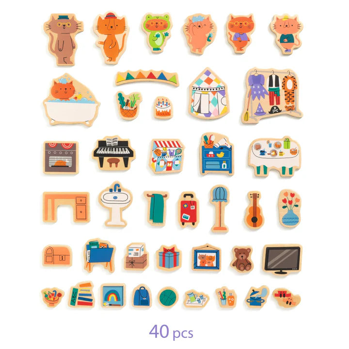InZeHouse Wooden Magnets | DJECO