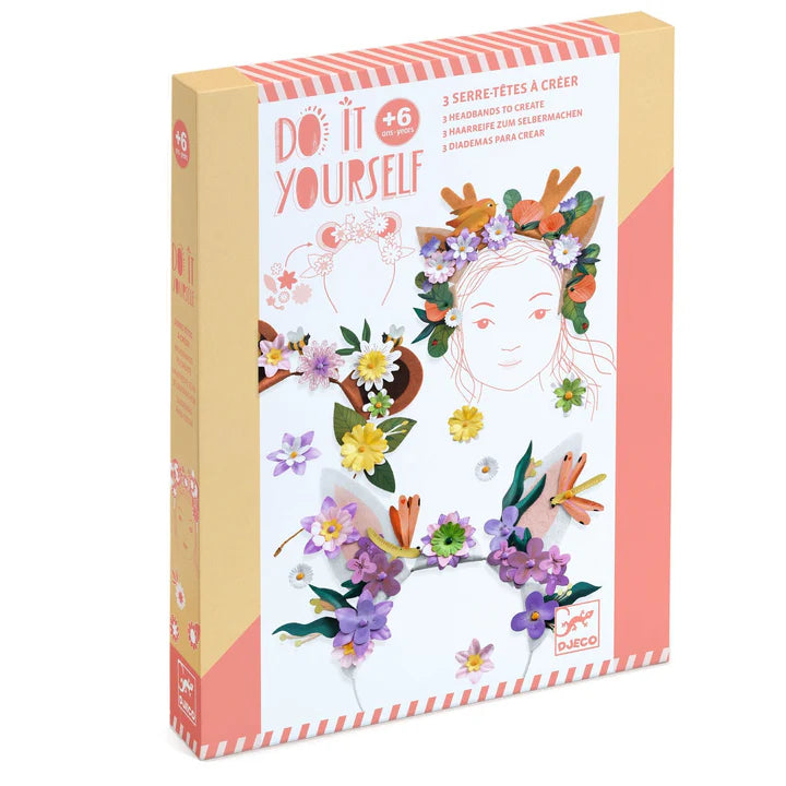 Flower Friends Headbands DIY Craft Kit | DJECO