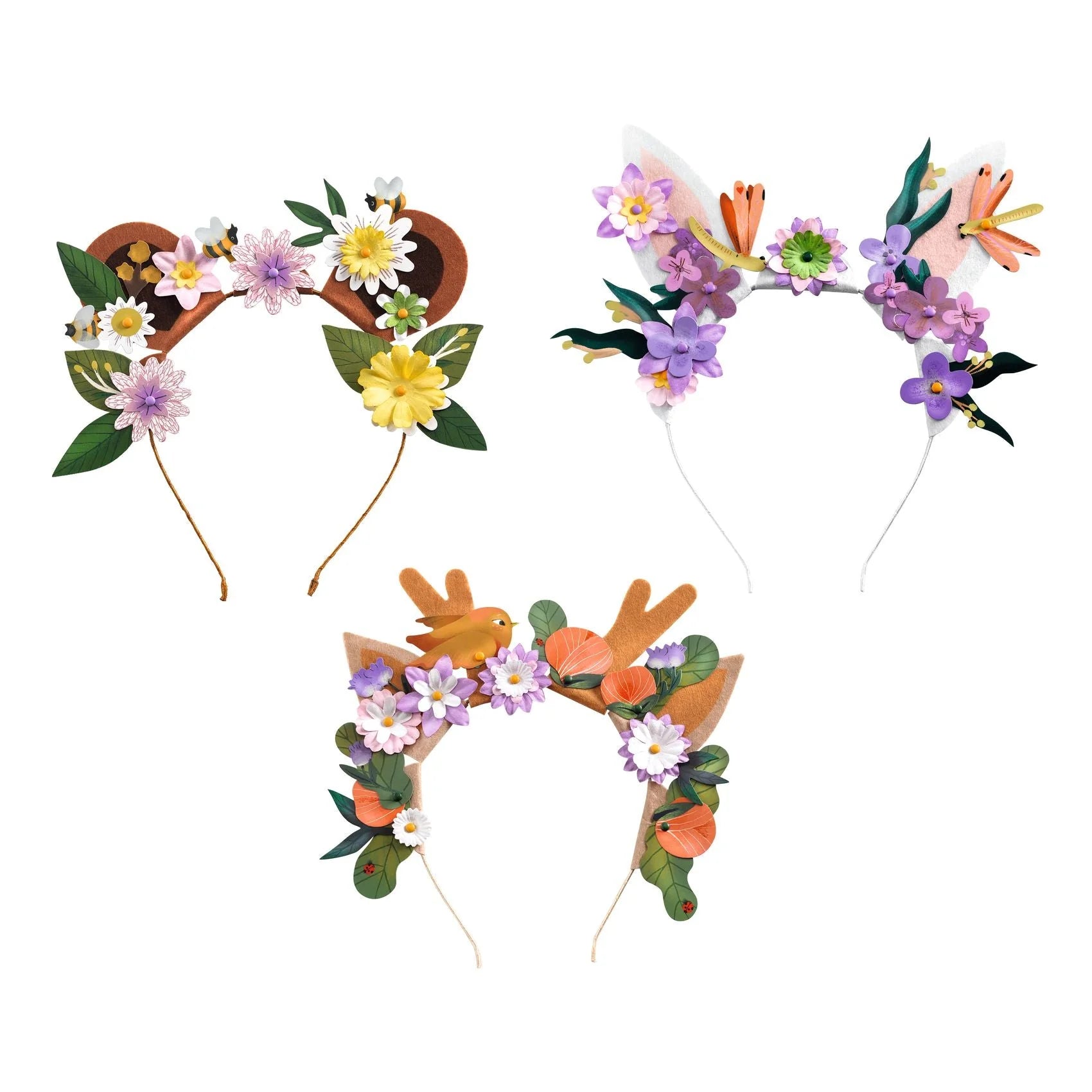 Flower Friends Headbands DIY Craft Kit | DJECO