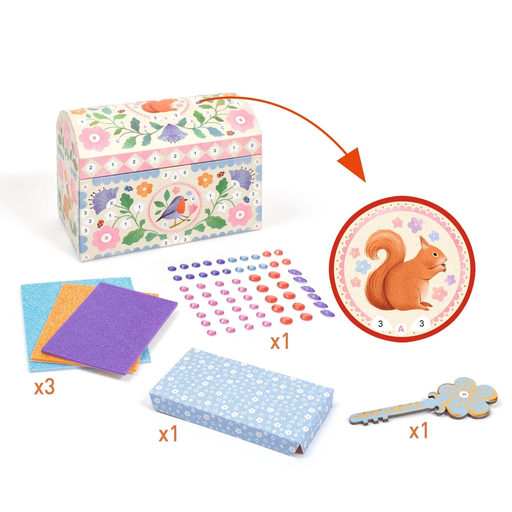 Precious Treasure DIY Craft Kit | DJECO