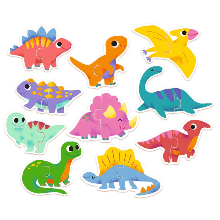 Dinos Puzzle Duo Matching Activity | DJECO