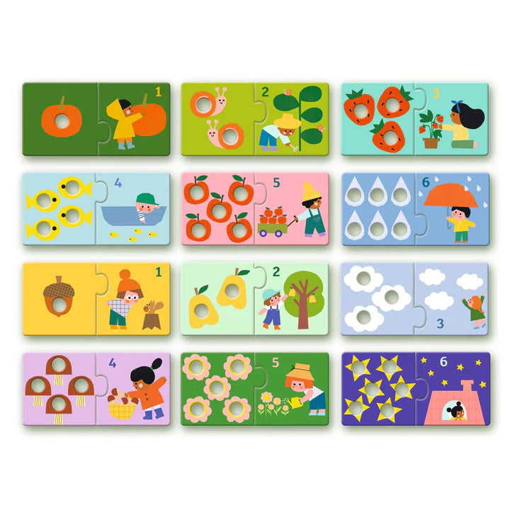 First Figures Puzzle Duo Matching Activity | DJECO